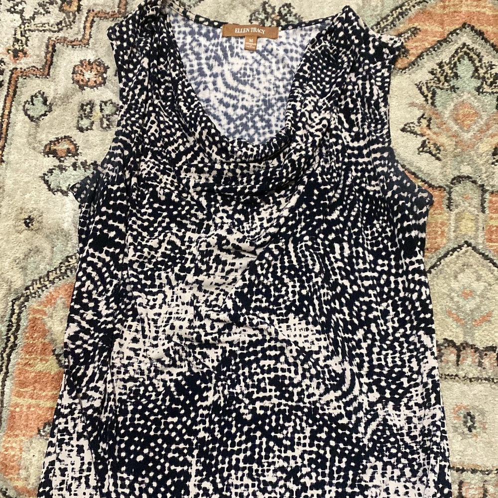 Black/Tan Women's Blouse